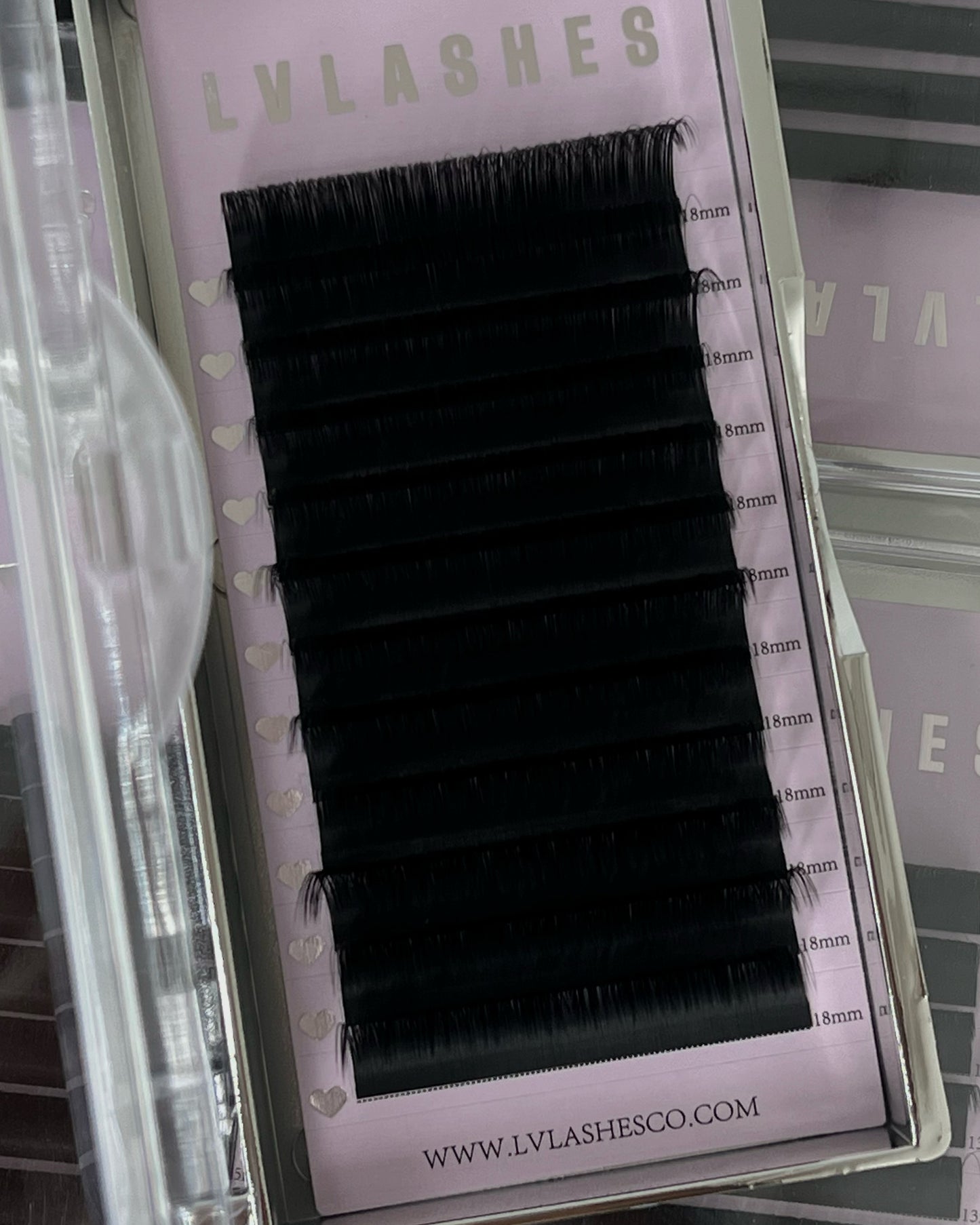 0.05 VELOUR CASHMERE lash trays 12 ROWS